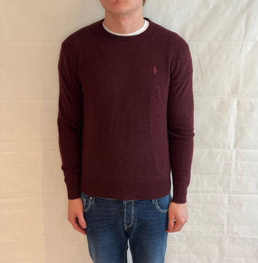 Polo Ralph Lauren Merino Sweater Wine Red Men's