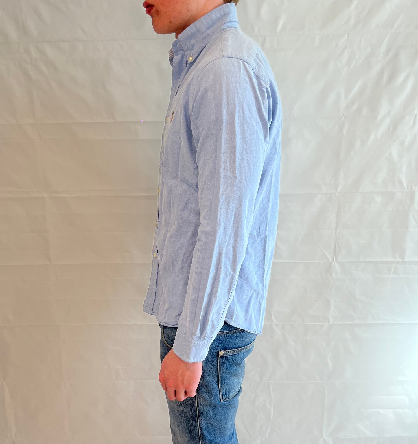 Polo Ralph Lauren Custom Fit Shirt Light Blue Men's