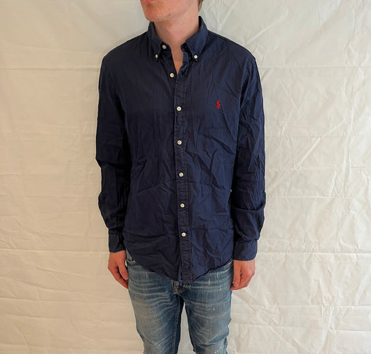 Polo Ralph Lauren Slim Fit Featherweight Twill Shirt Blue Men's