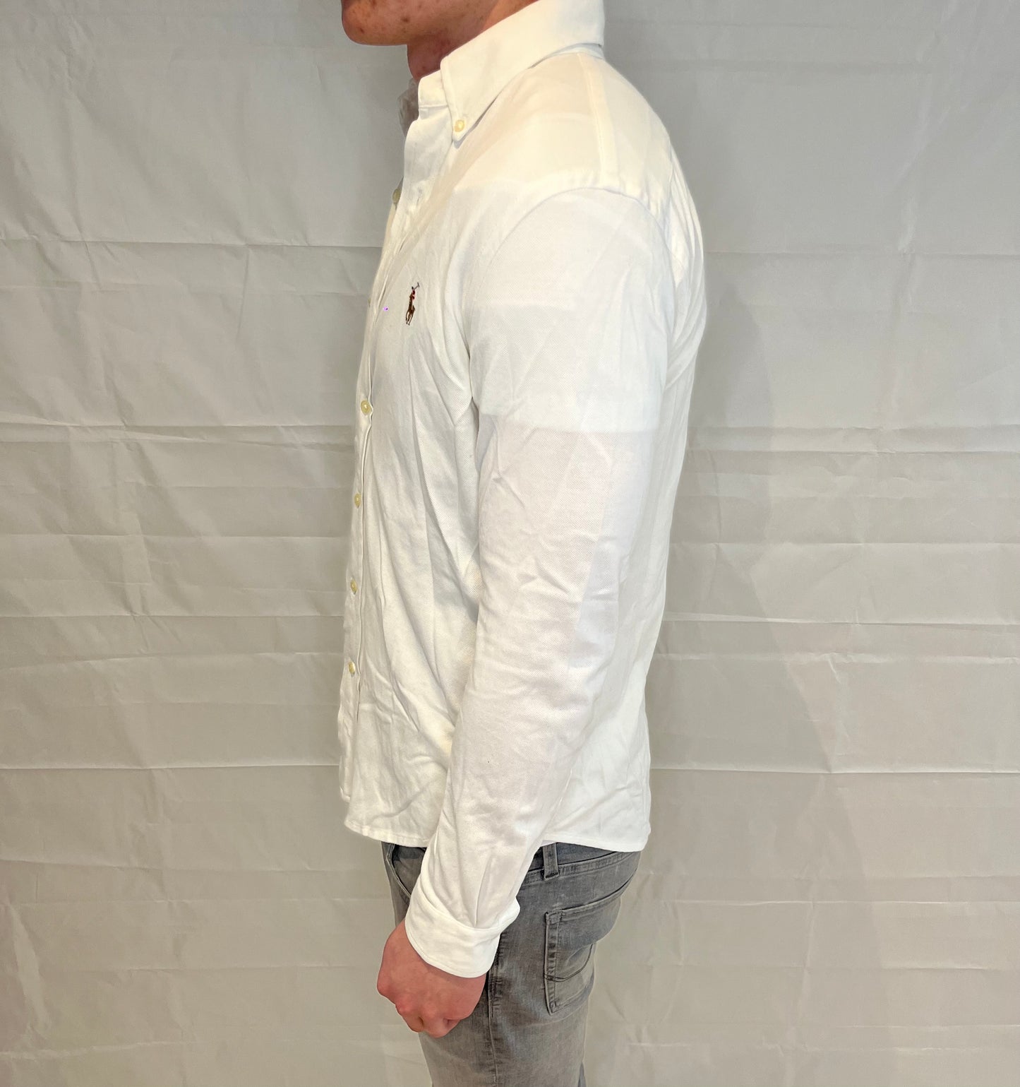 Polo Ralph Lauren Knit Oxford Shirt White Men's
