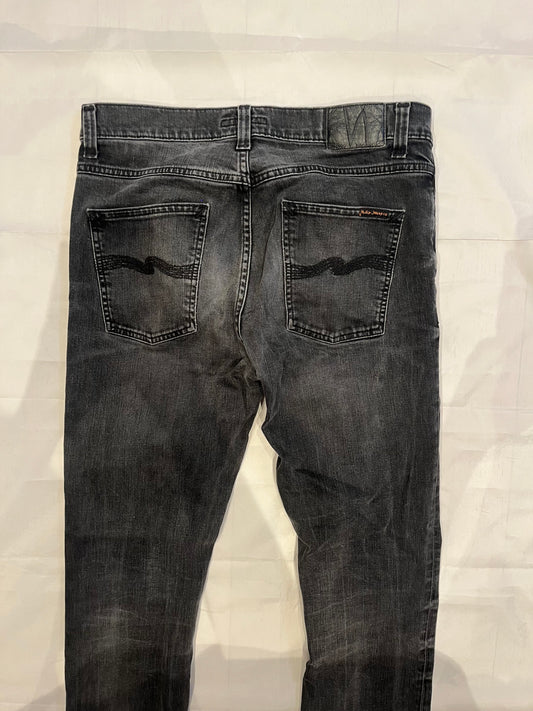 Nudie Lean Dean Jeans Black Men's
