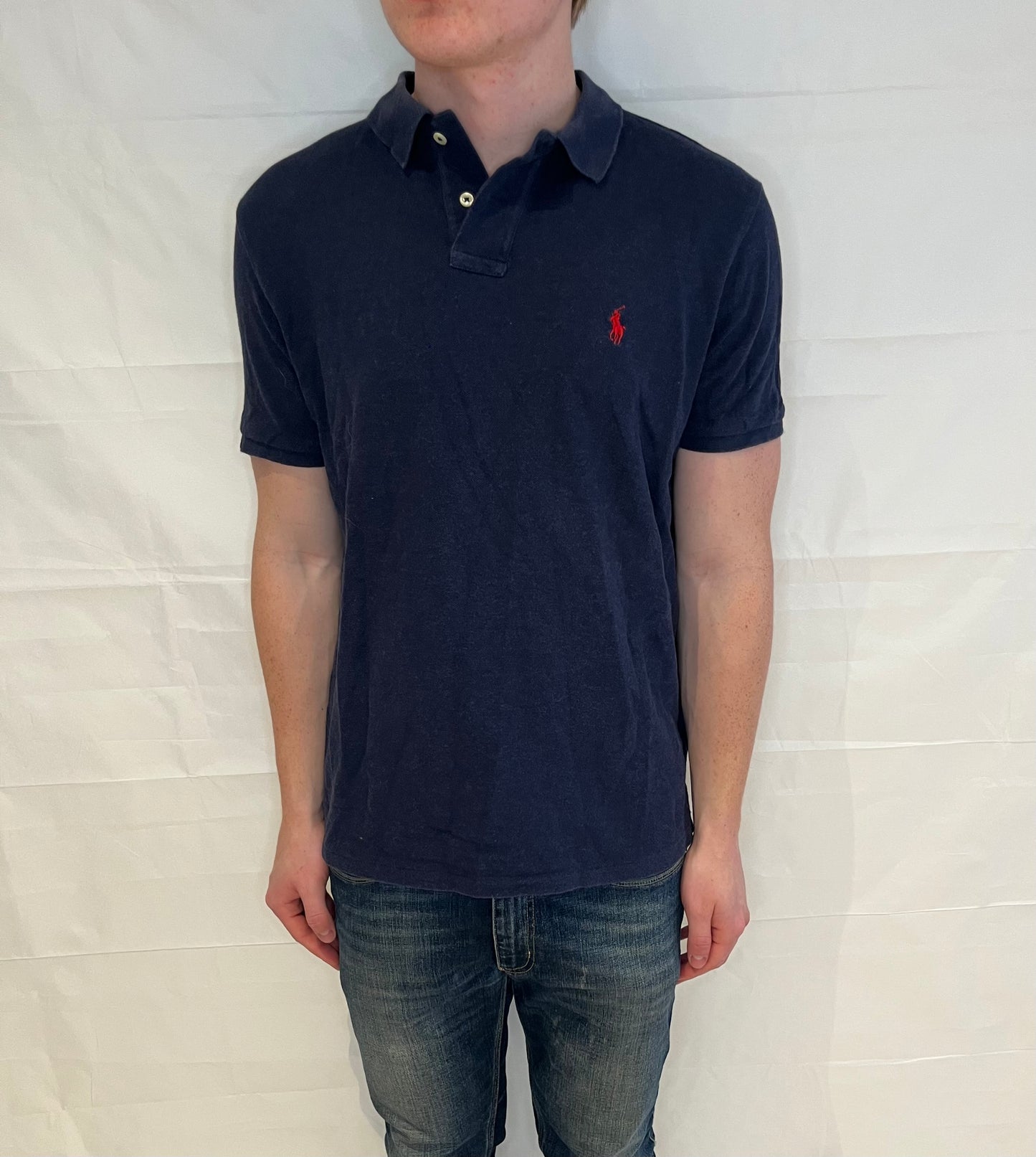 Polo Ralph Lauren Custom Slim Fit Polo Blue Men's