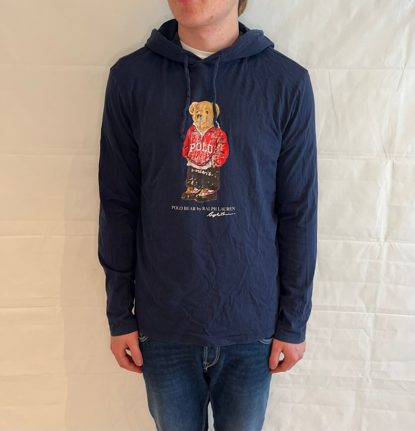 Polo Ralph Lauren Bear Hoodie Blue Men's