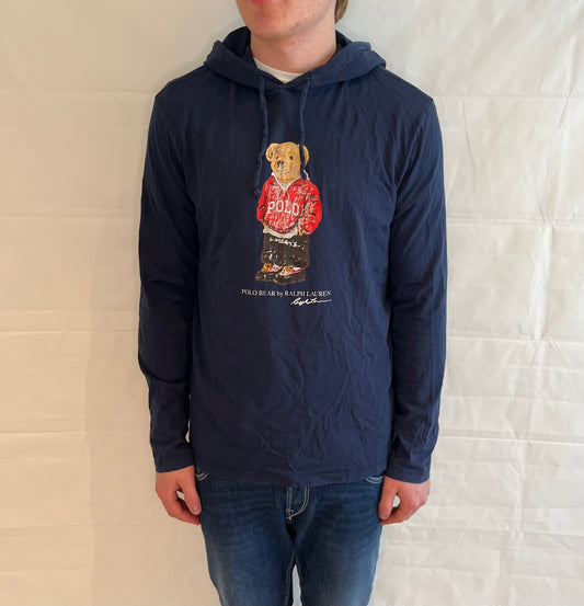 Polo Ralph Lauren Bear Hoodie Blue Men's