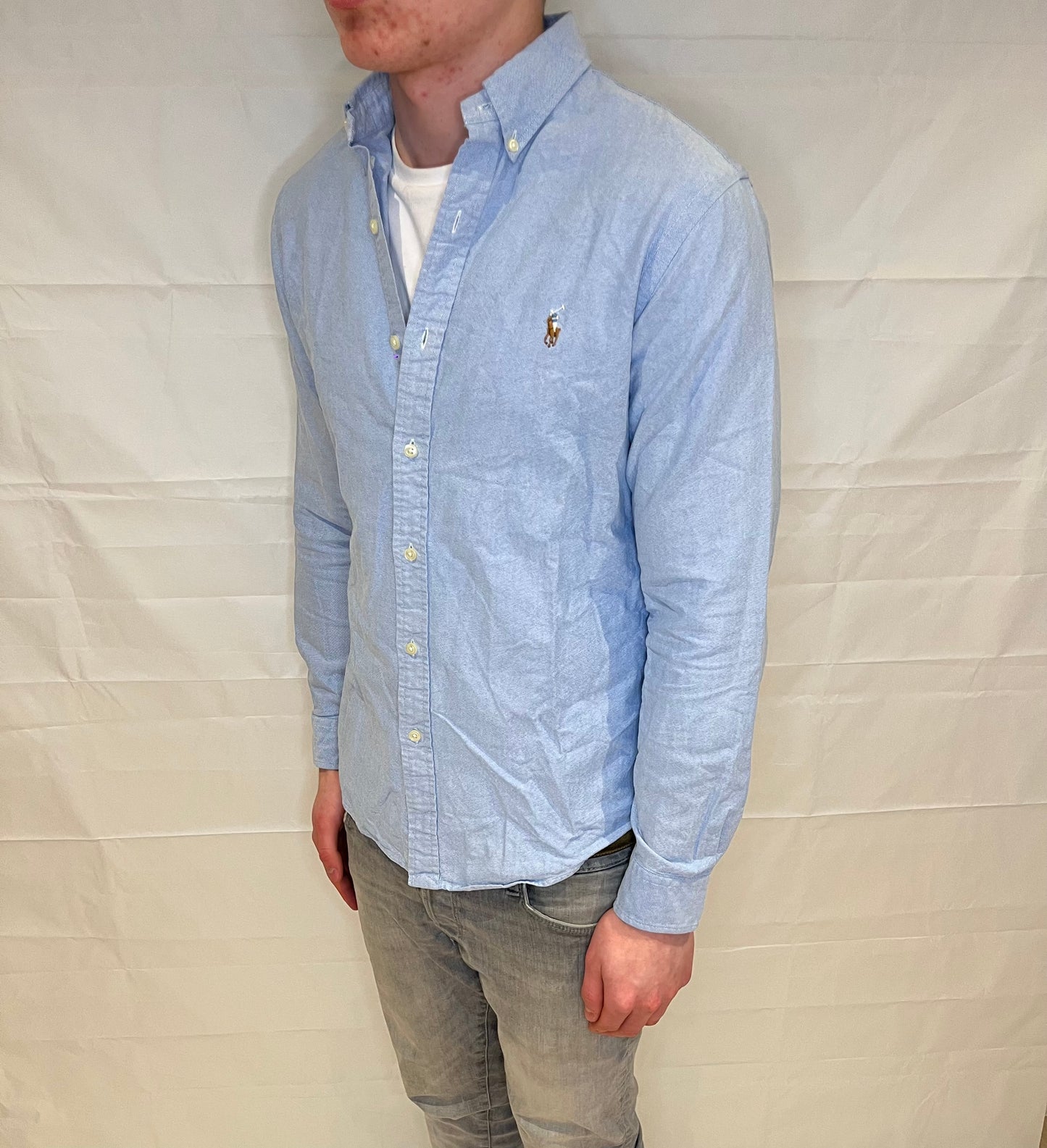 Polo Ralph Lauren Slim Fit Shirt Light Blue Men's
