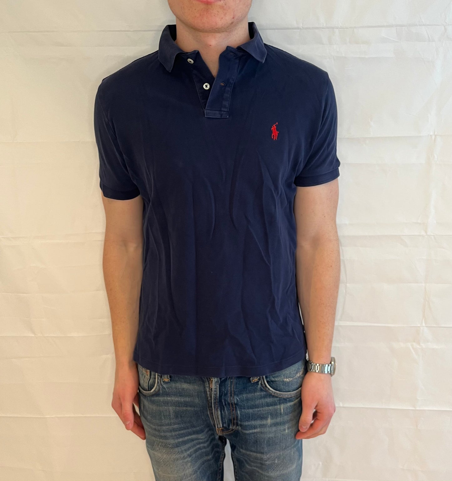 Polo Ralph Lauren Custom Slim Fit Polo Blue Men's