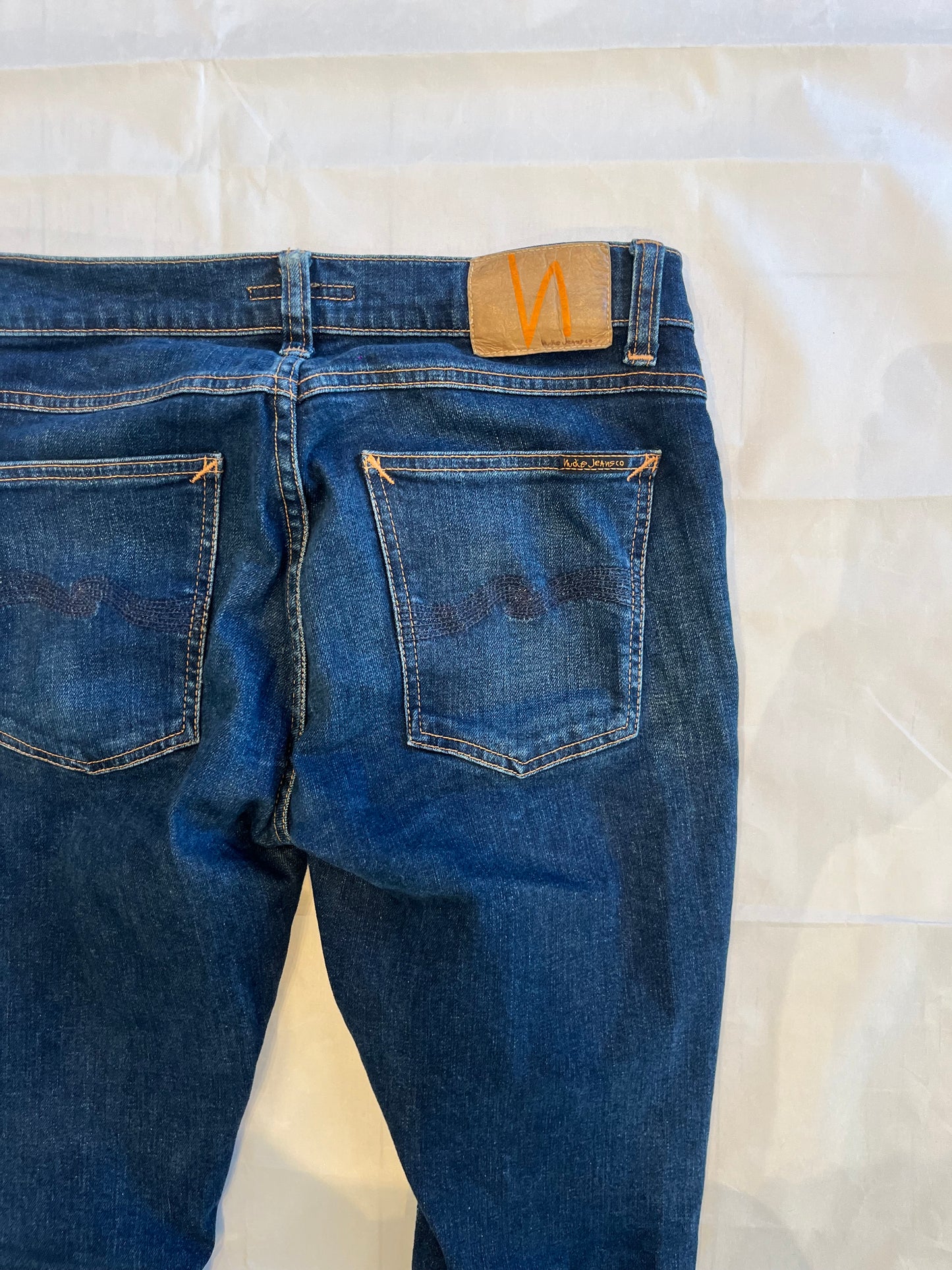 Nudie Tight Terry Jeans Blue Men's