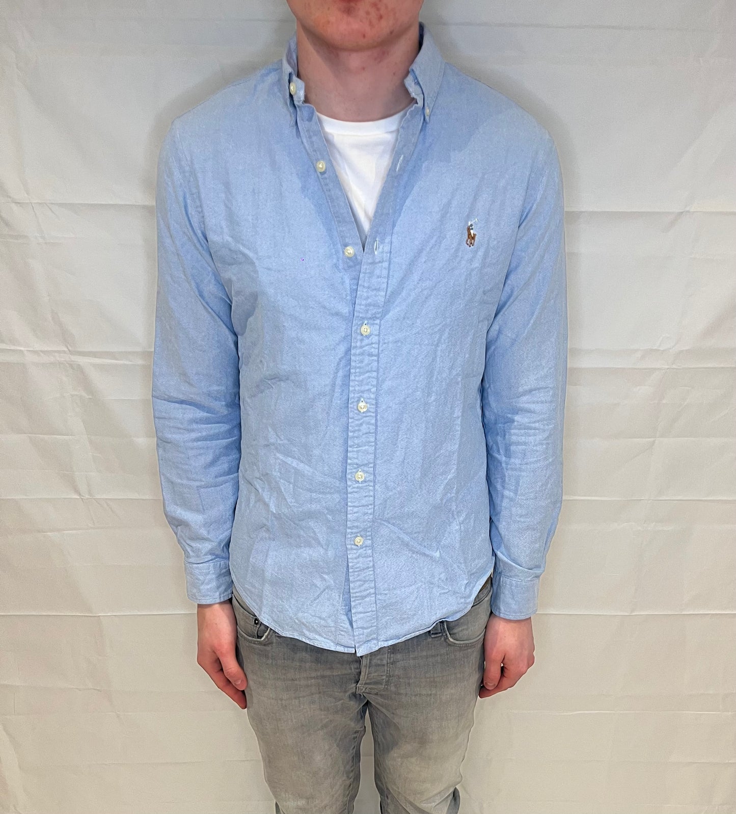Polo Ralph Lauren Slim Fit Shirt Light Blue Men's