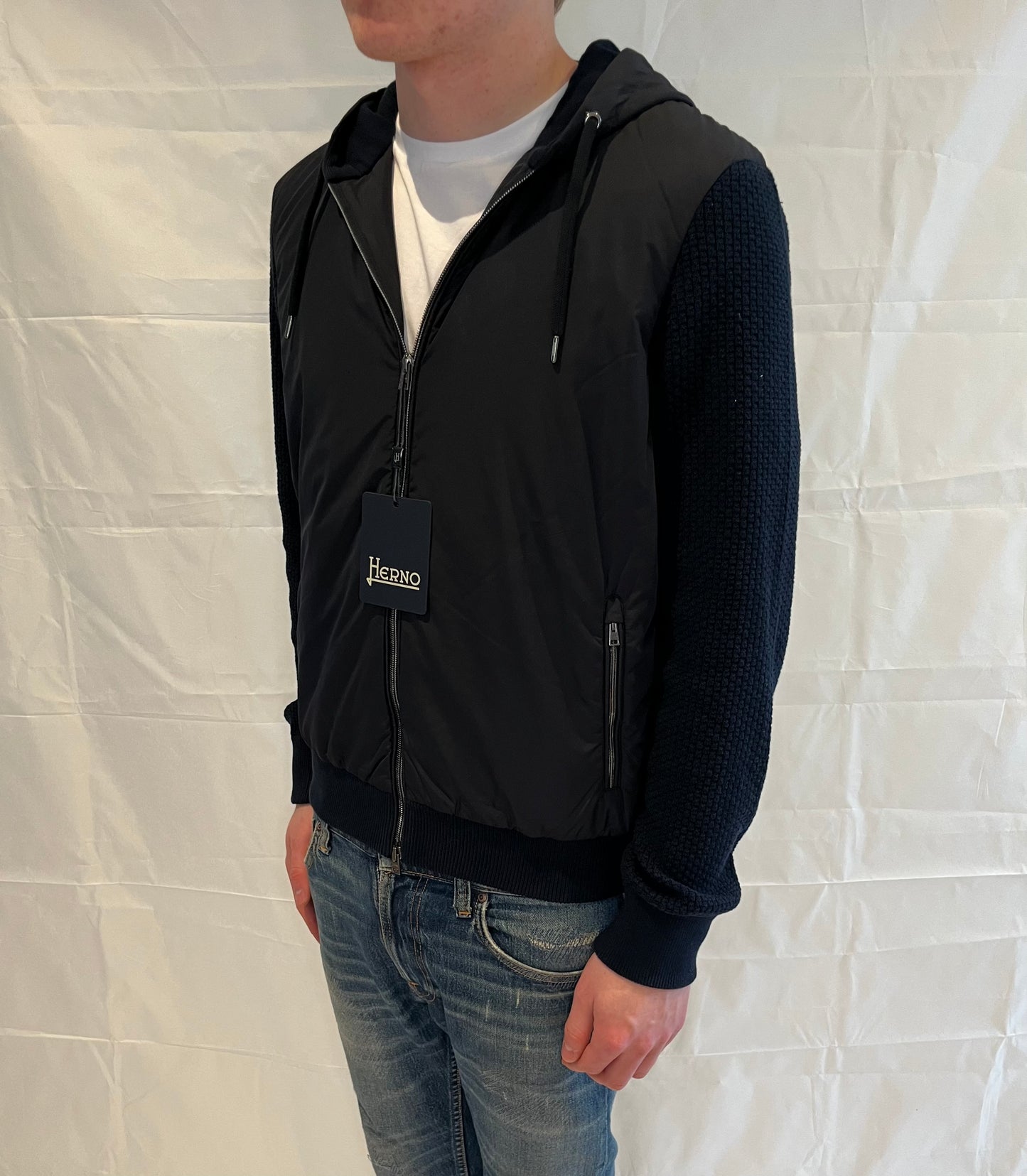 Herno Cardigan Blue Men's