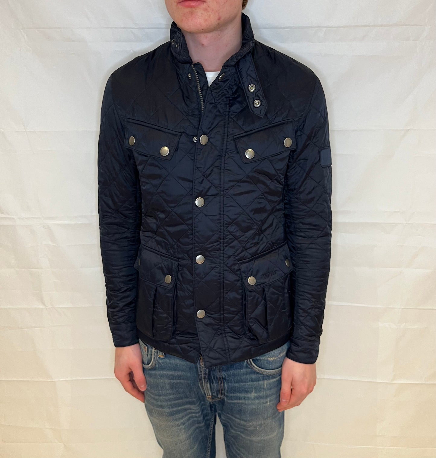 Barbour Jacket Blue Men's