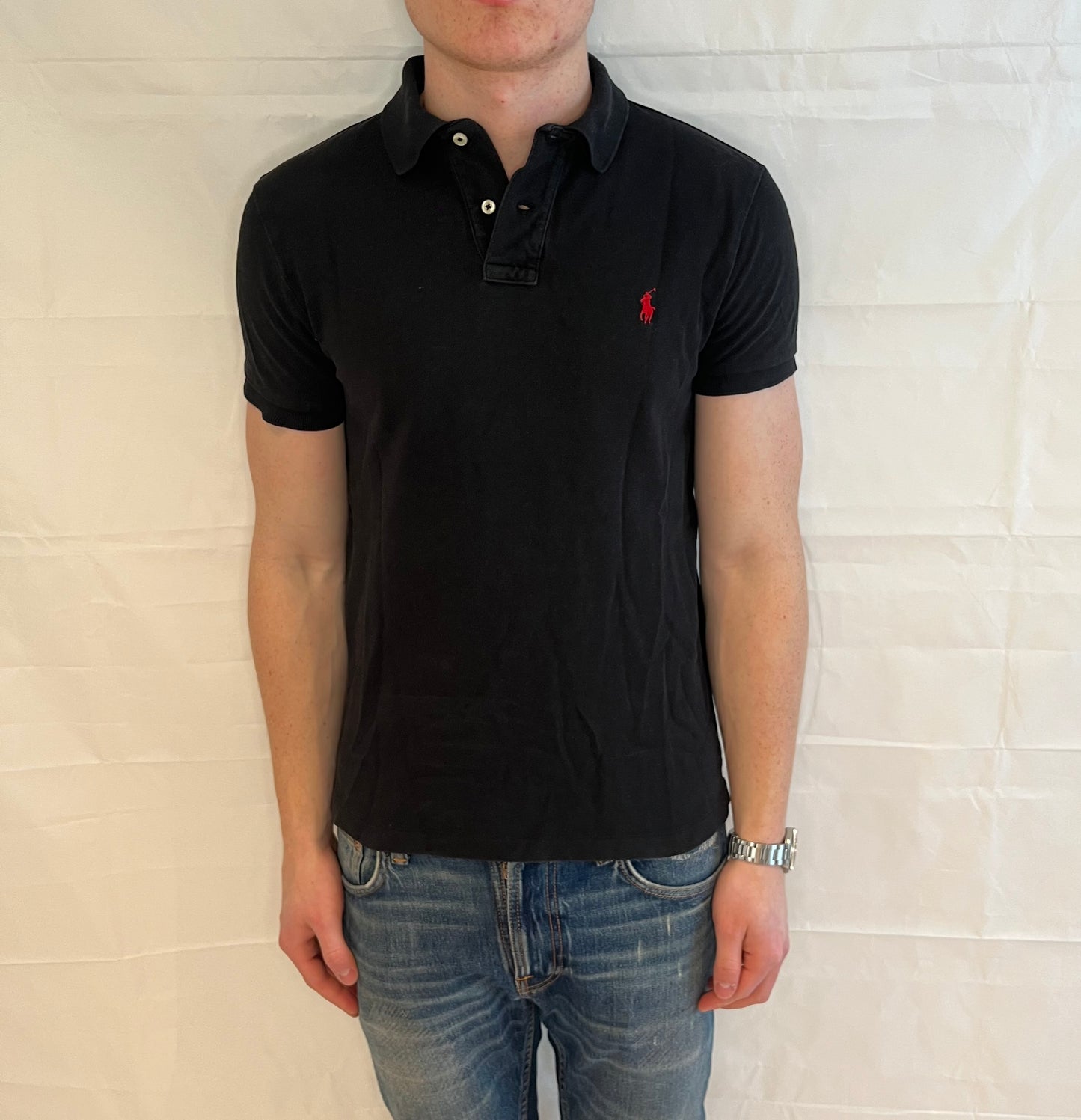 Polo Ralph Lauren Slim Fit Polo Black Men's