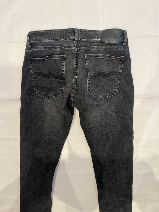 Nudie Skinny Lin Jeans Black Men's