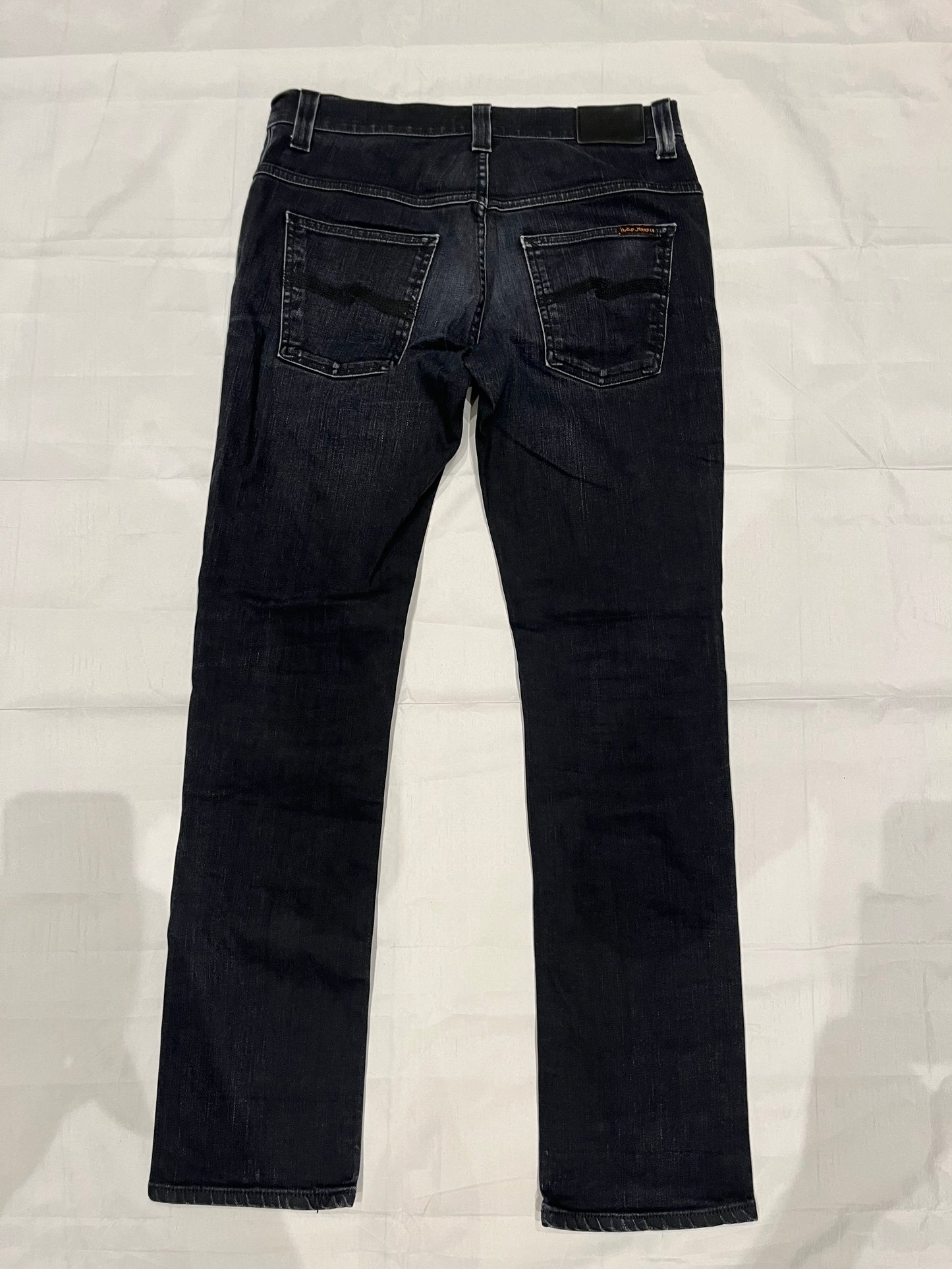 Nudie Thin Finn Jeans Black Men's