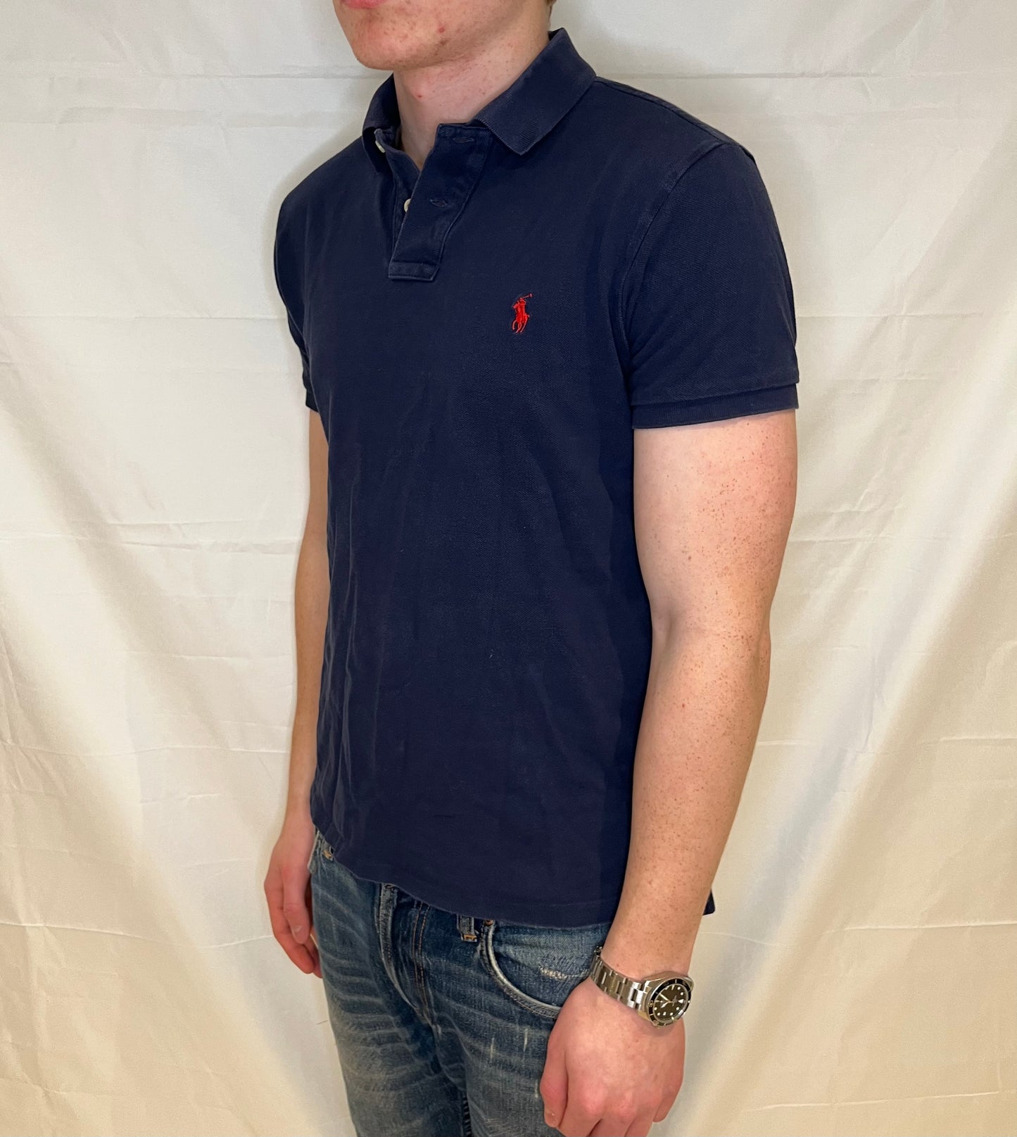 Polo Ralph Lauren Custom Slim Fit Polo Blue Men's