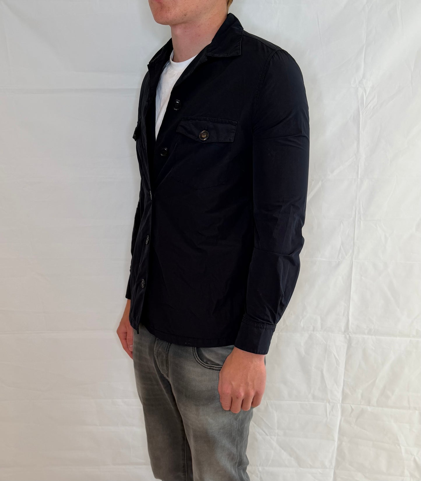 Aspesi Overshirt Blue Men's