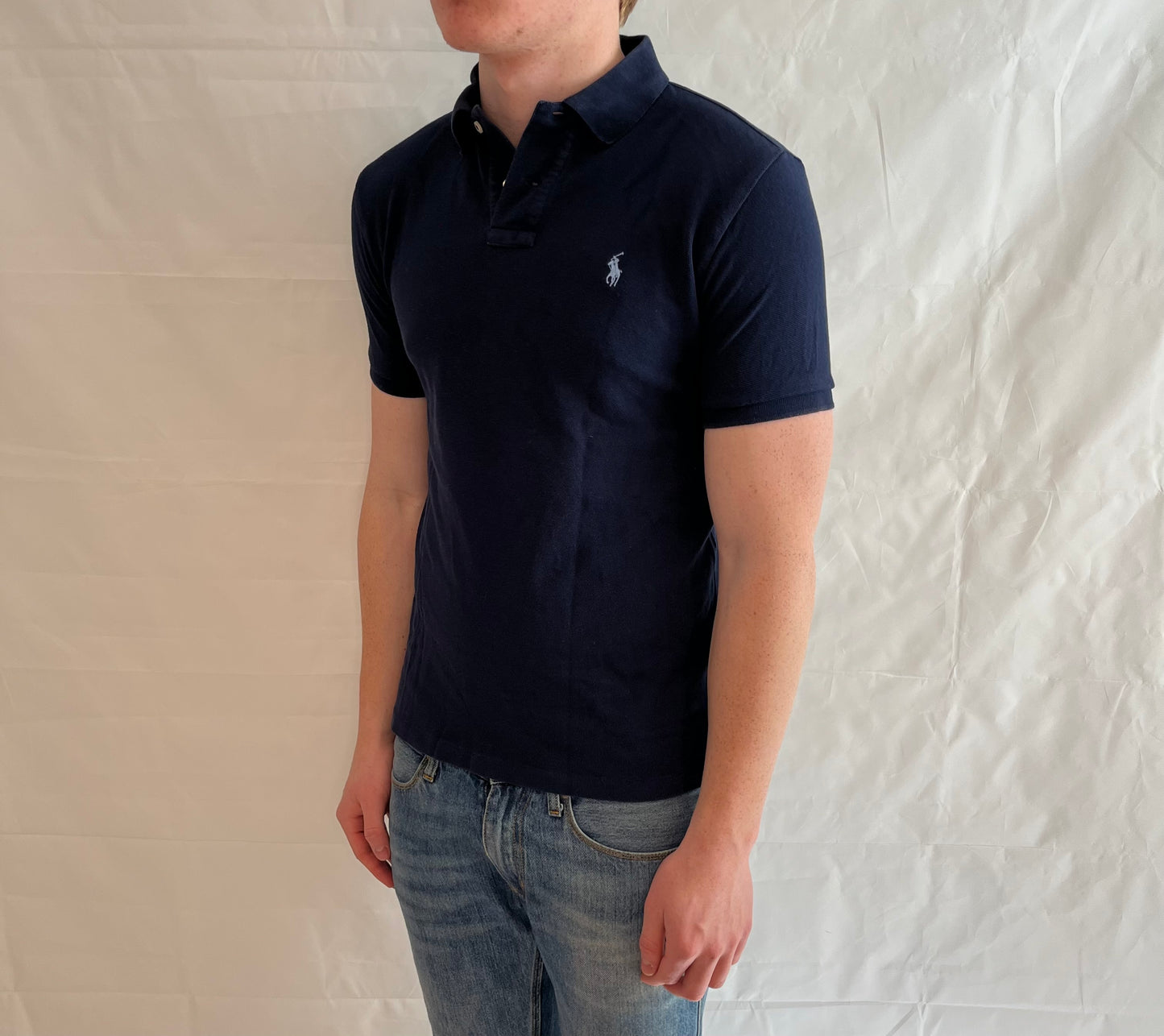 Polo Ralph Lauren Custom Slim Fit Polo Blue Men's