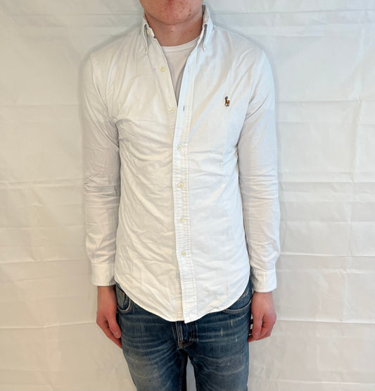 Polo Ralph Lauren Slim Fit Stretch Oxford Shirt White Men's