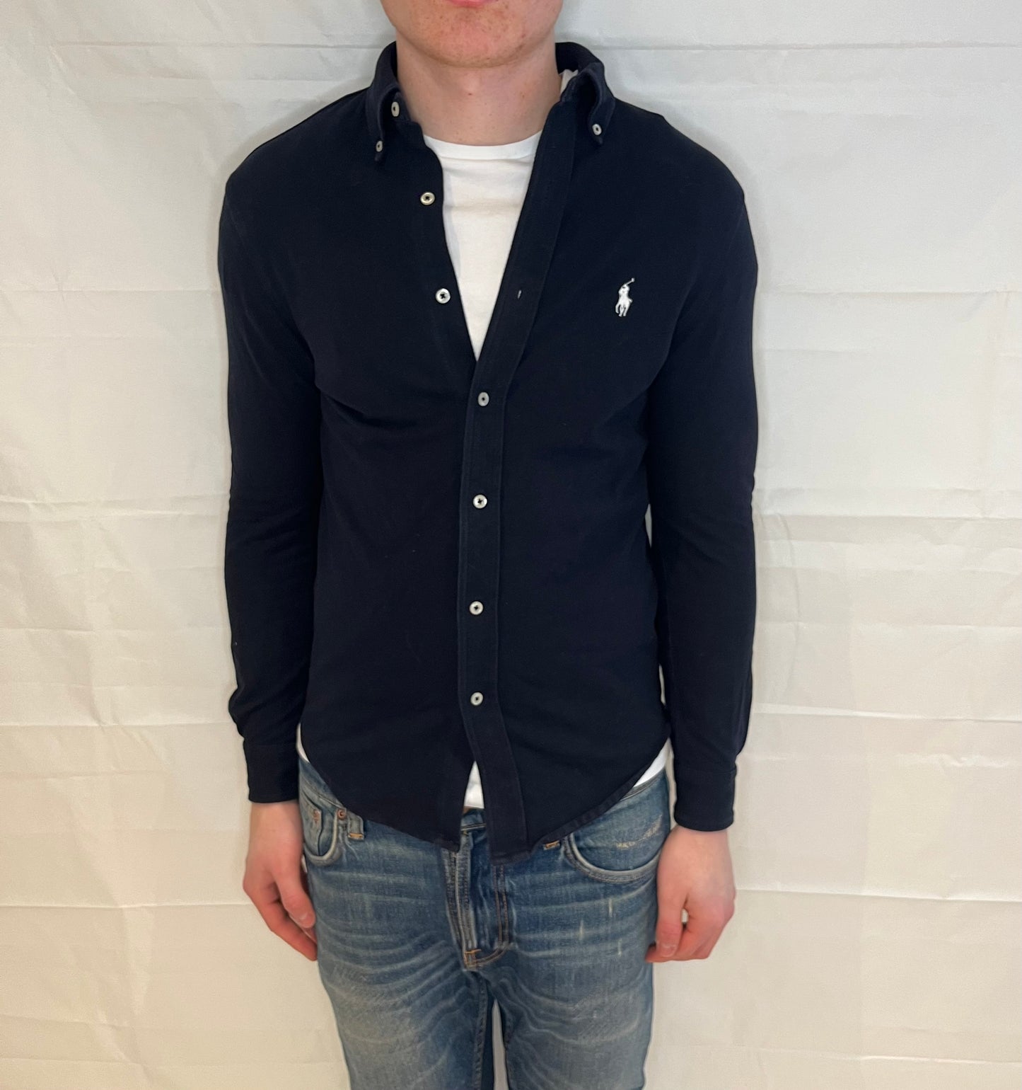 Polo Ralph Lauren Featherweight Mesh Shirt Blue Men's