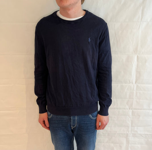 Polo Ralph Lauren Slim Fit Prima Cotton Sweater Blue Men's