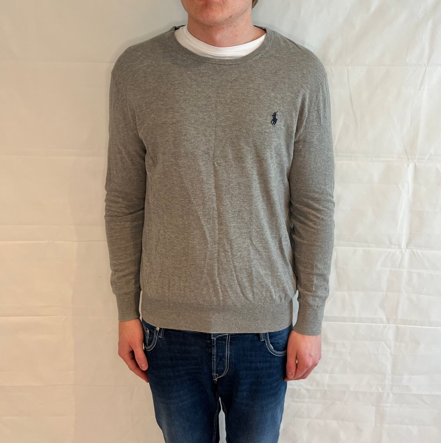 Polo Ralph Lauren Slim Fit Sweater Grey Men's
