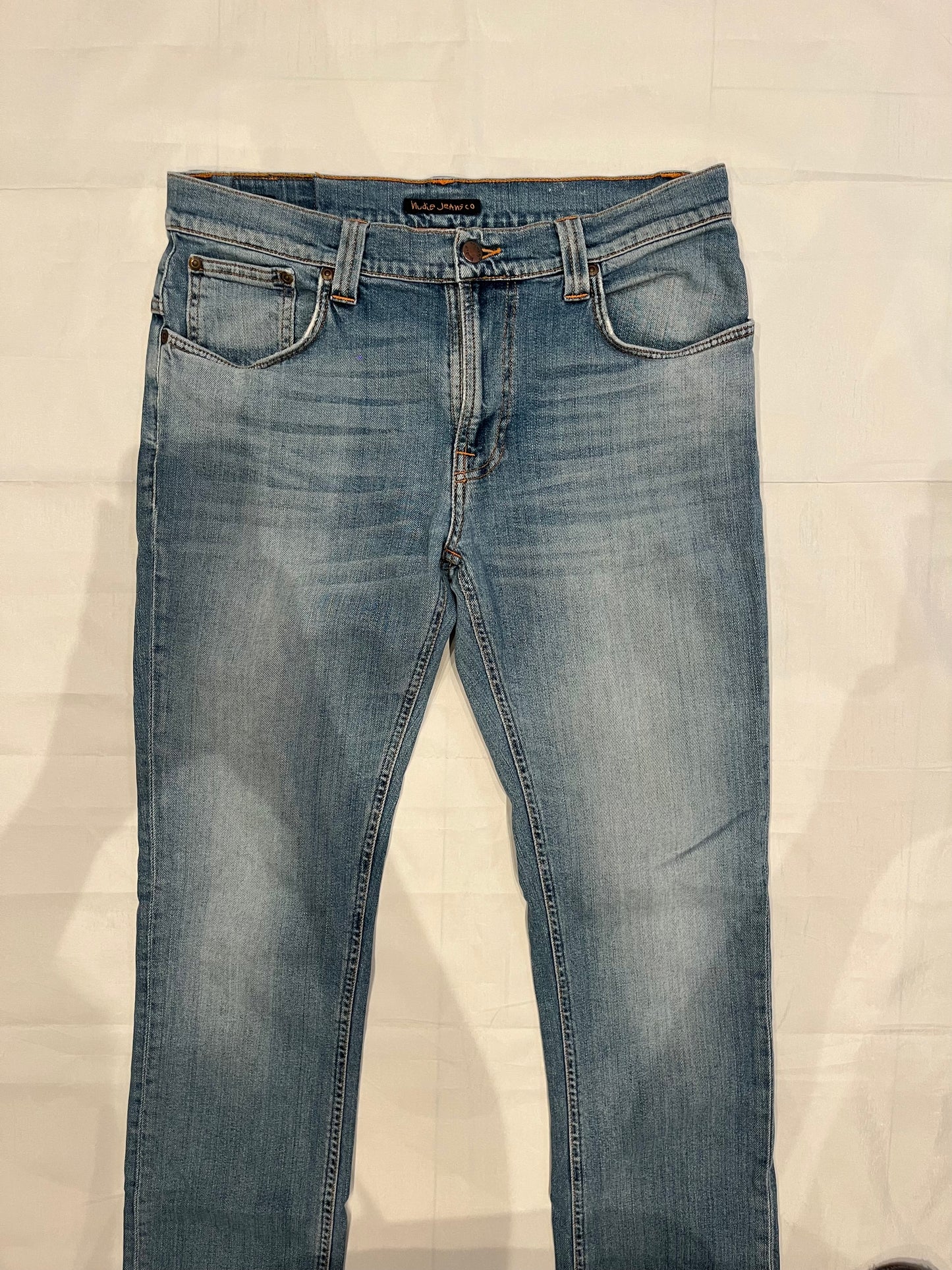 Nudie Thin Finn Jeans Light Blue Men's
