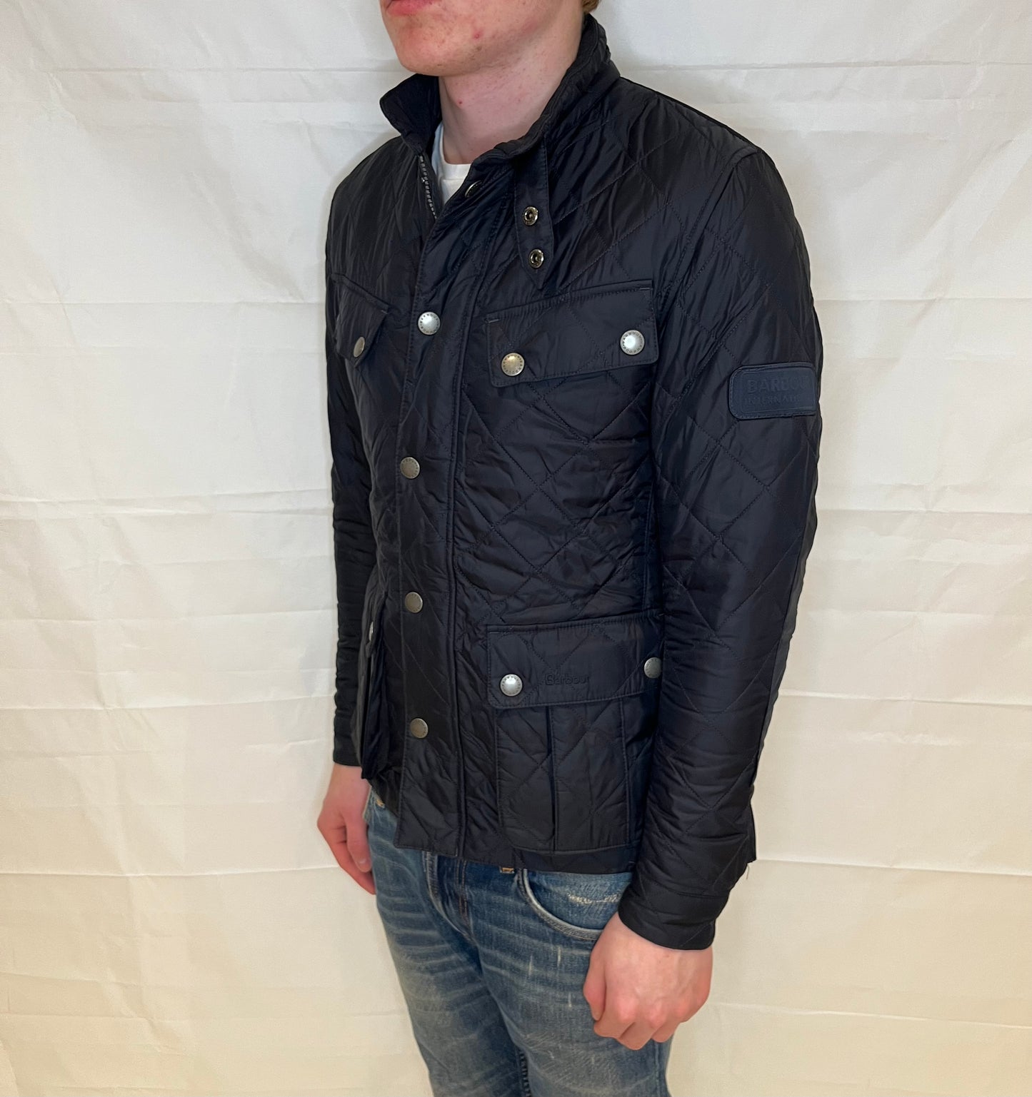 Barbour Jacket Blue Men's