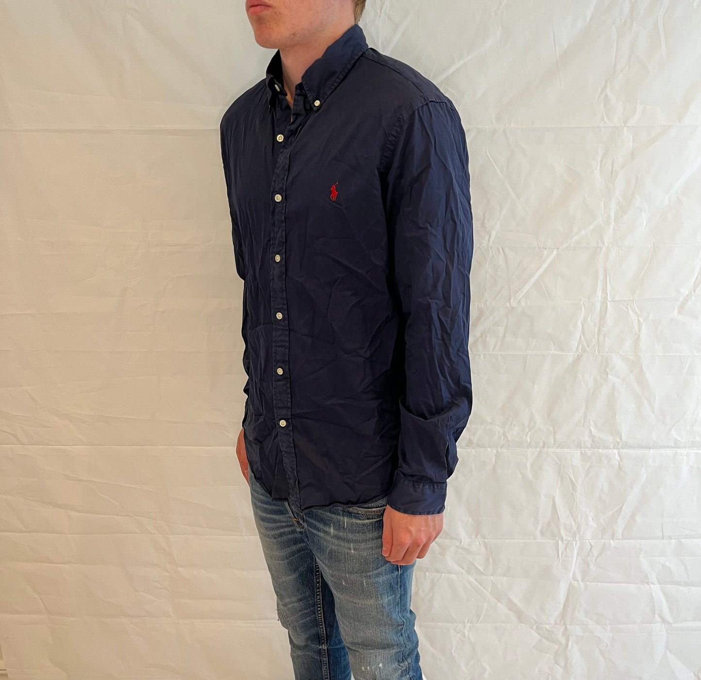 Polo Ralph Lauren Slim Fit Featherweight Twill Shirt Blue Men's