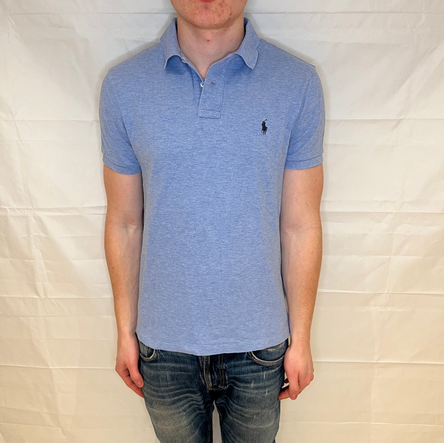 Polo Ralph Lauren Slim Fit Polo Light Blue Men's