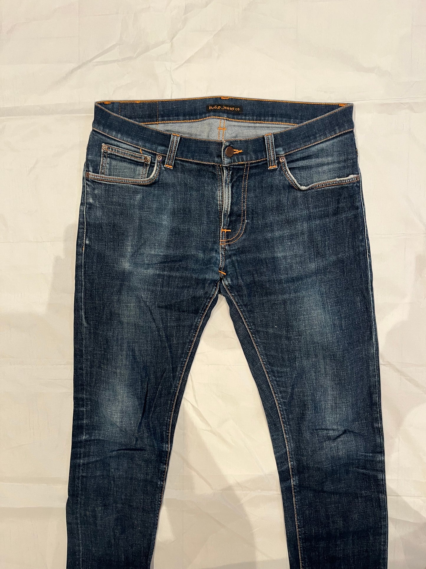 Nudie Tight Terry Jeans Blue Men's
