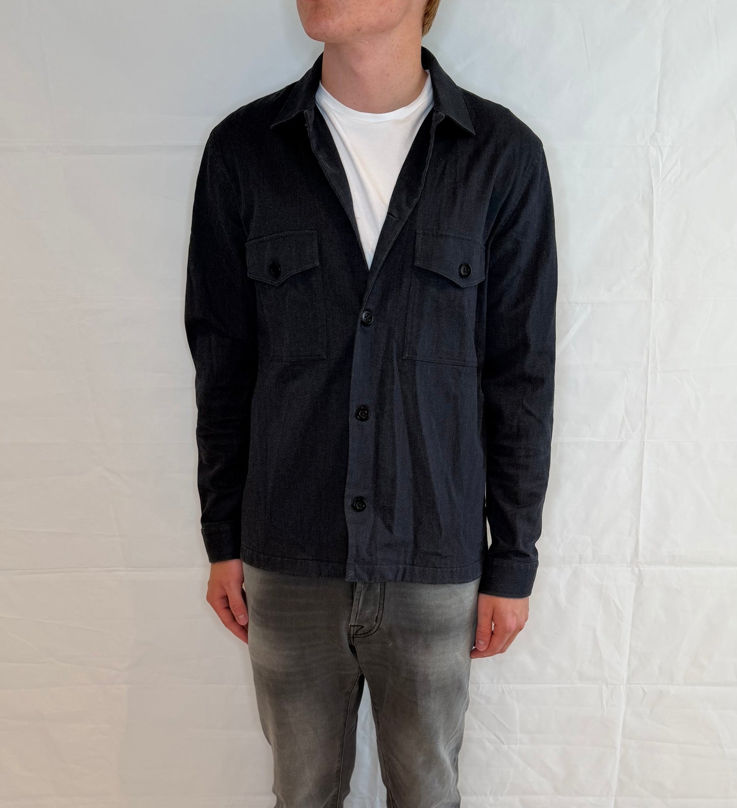 NN07 Overshirt Dark Grey Men's