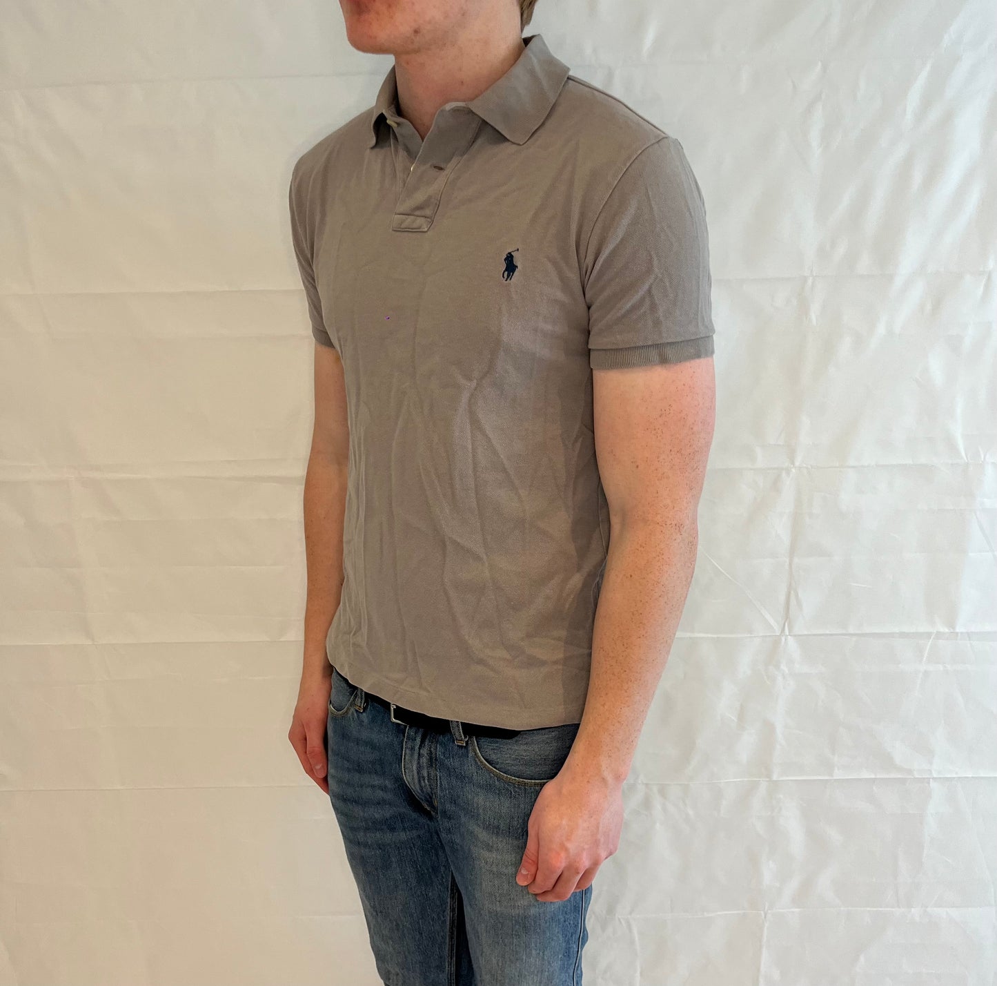 Polo Ralph Lauren Slim Fit Polo Grey Men's