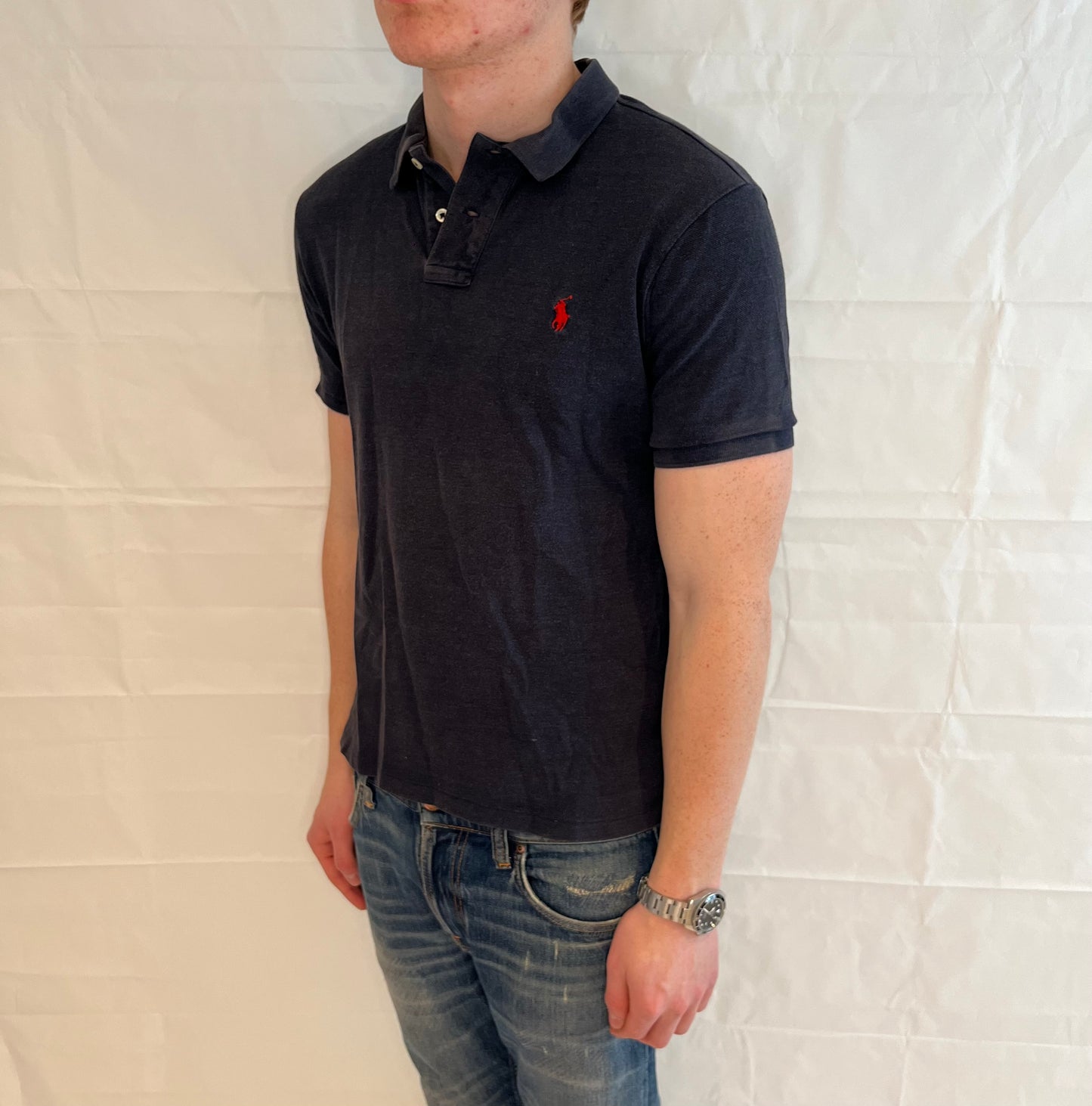 Polo Ralph Lauren Custom Slim Fit Polo Blue Men's