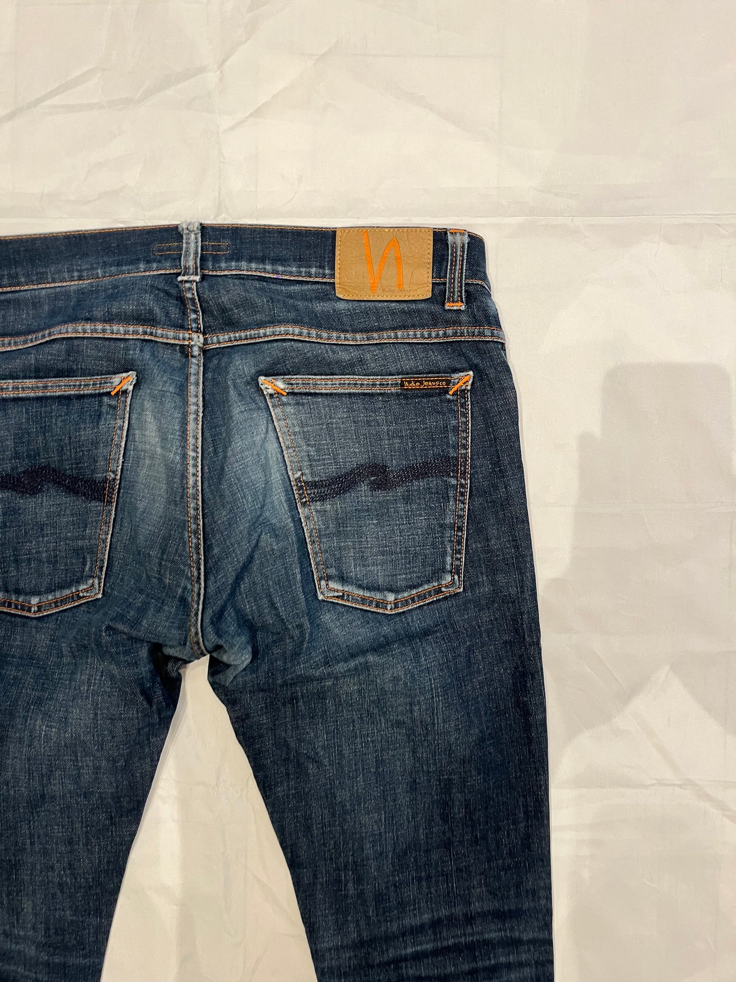 Nudie Tight Terry Jeans Blue Men's