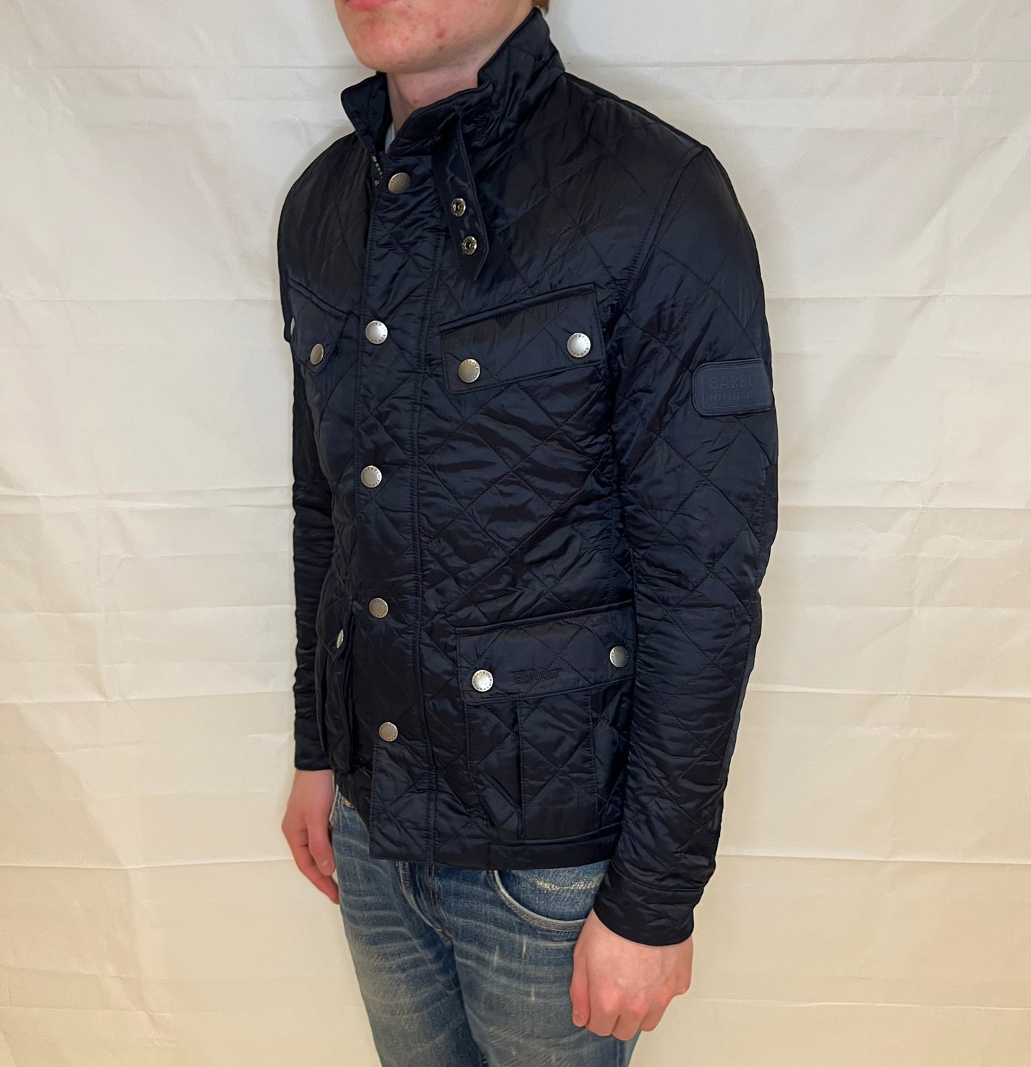 Barbour Jacket Blue Men's
