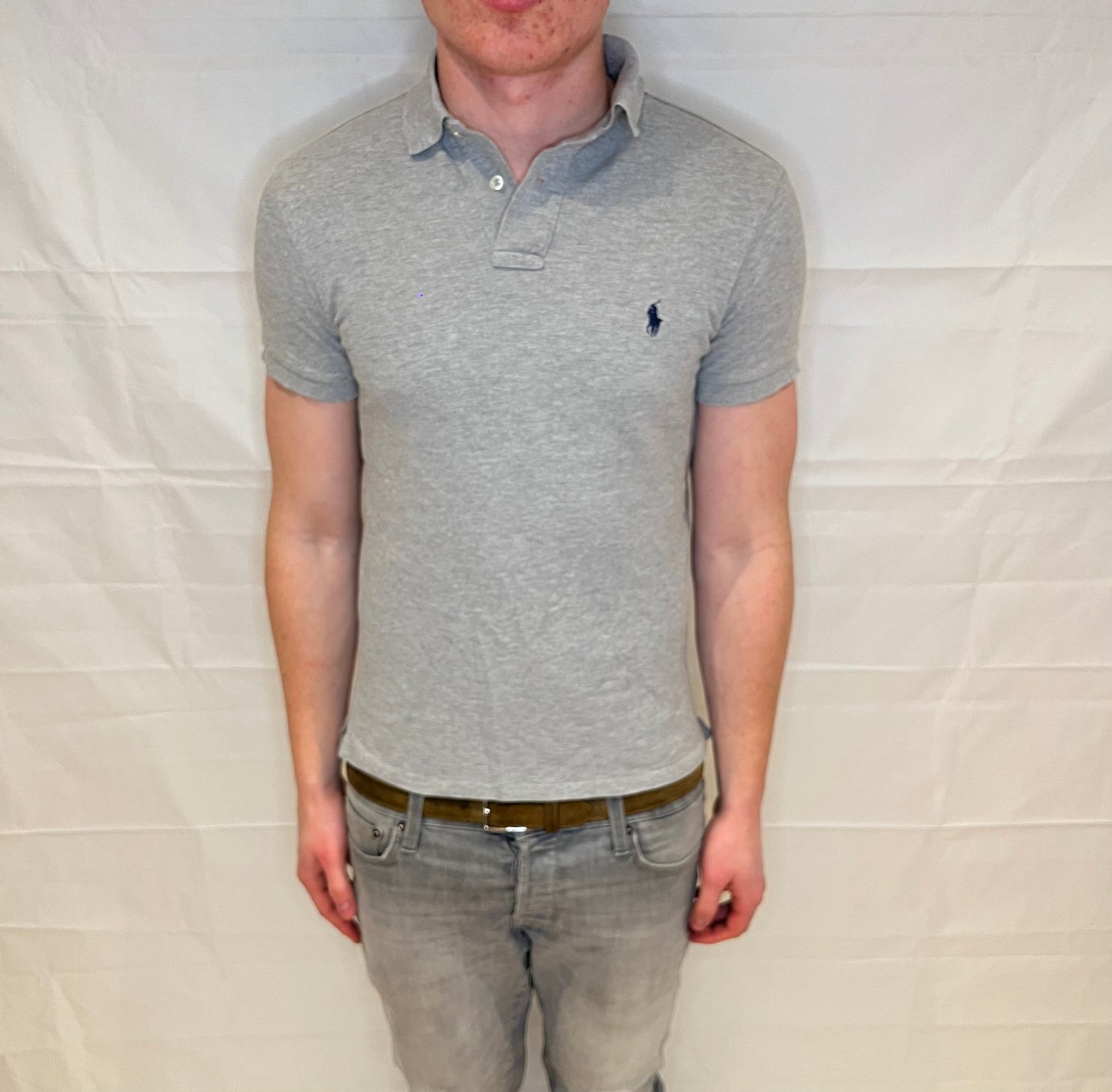 Polo Ralph Lauren Slim Fit Polo Grey Men's