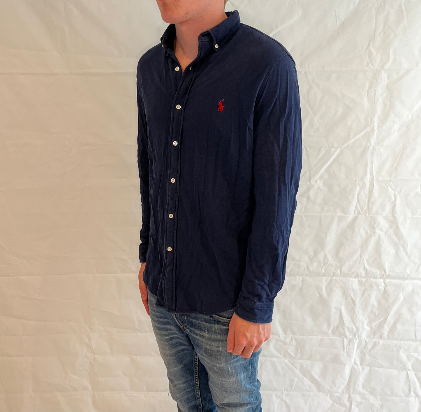 Polo Ralph Lauren Featherweight Mesh Shirt Blue Men's