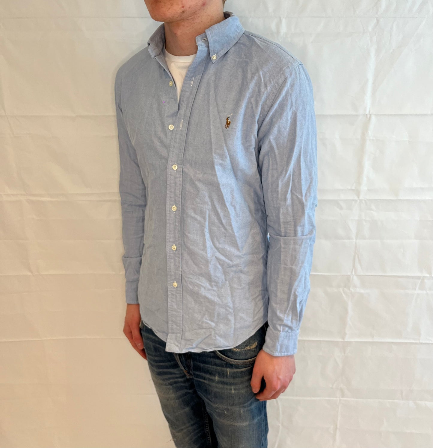 Polo Ralph Lauren Slim Fit Shirt Light Blue Men's