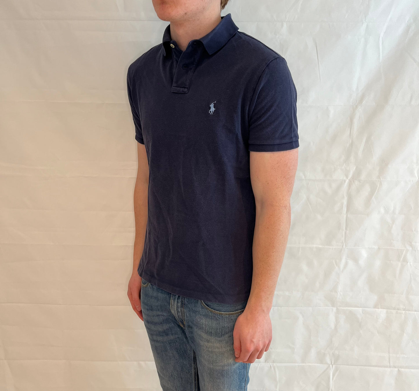Polo Ralph Lauren Custom Slim Fit Polo Blue Men's