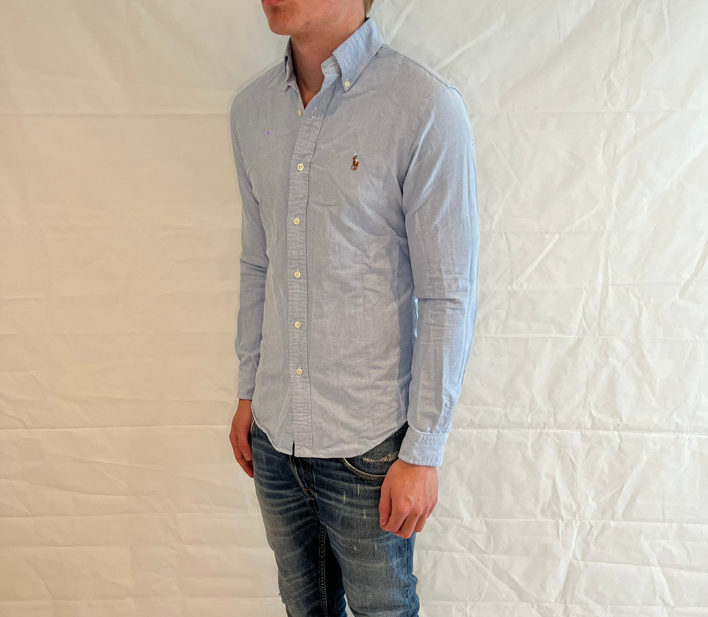 Polo Ralph Lauren Slim Fit Shirt Light Blue Men's