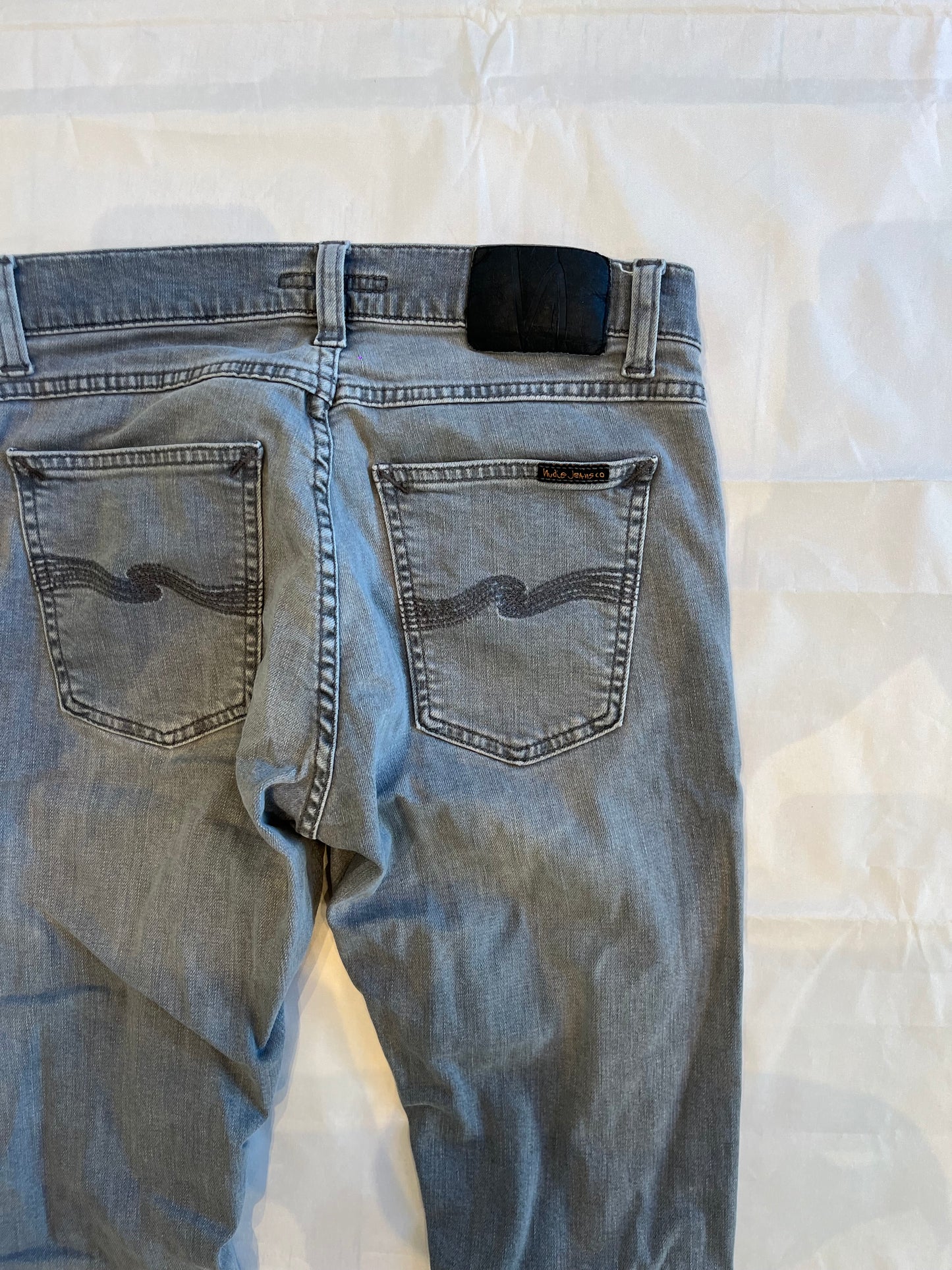 Nudie Tight Terry Jeans Grey Men's