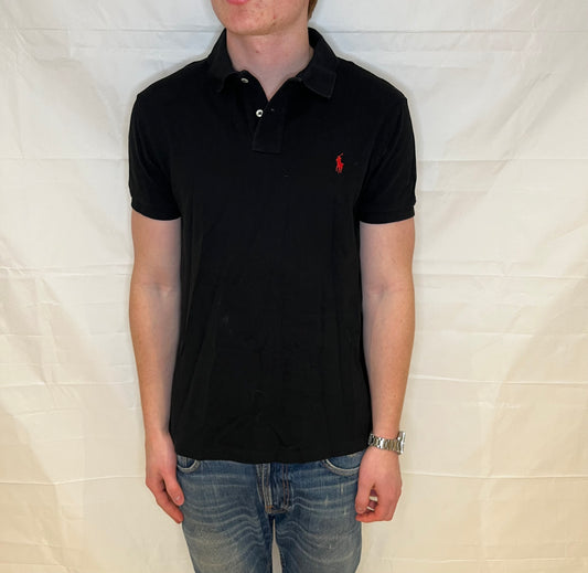 Polo Ralph Lauren Slim Fit Polo Black Men's