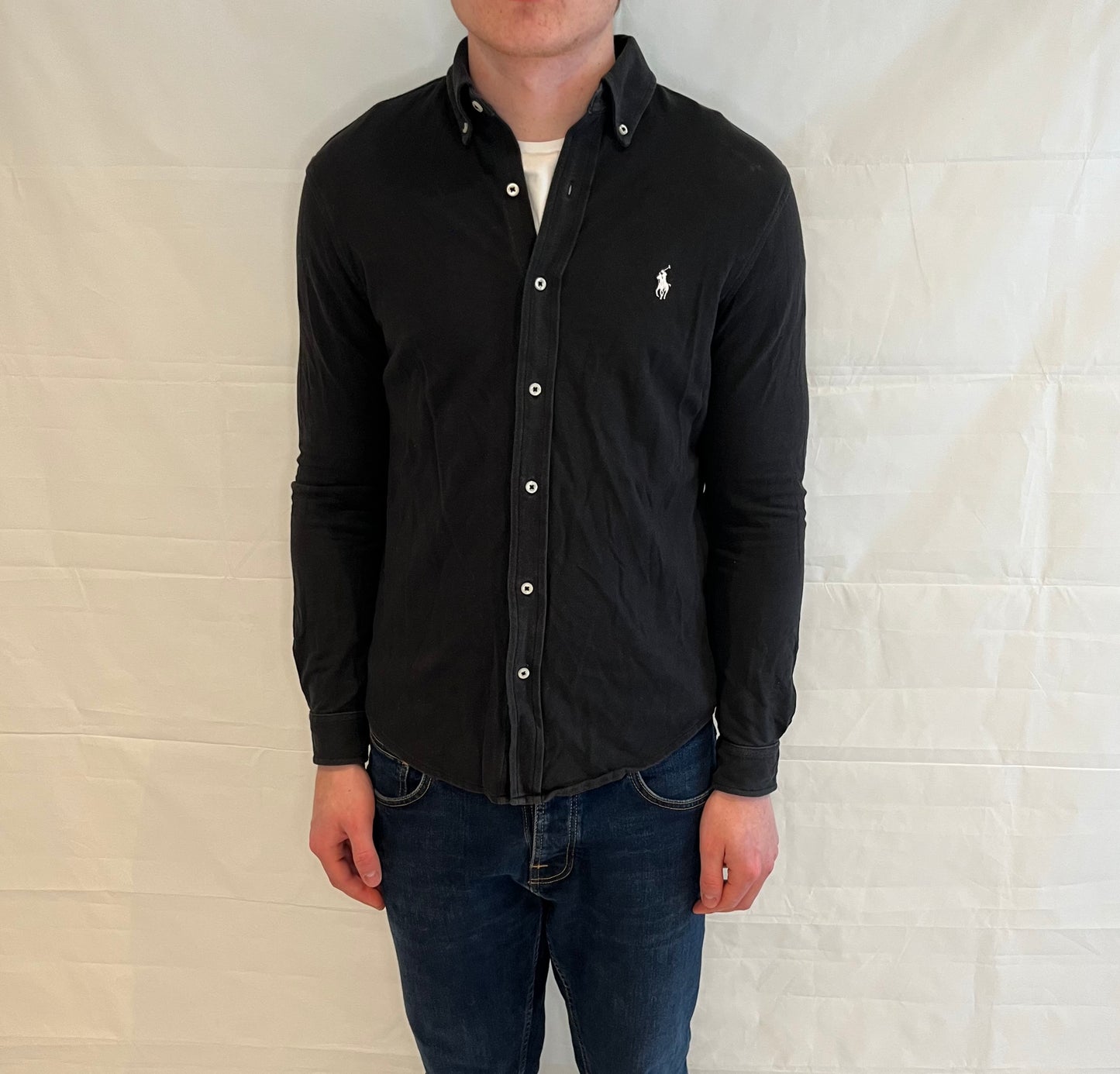 Polo Ralph Lauren Featherweight Mesh Shirt Black Men's