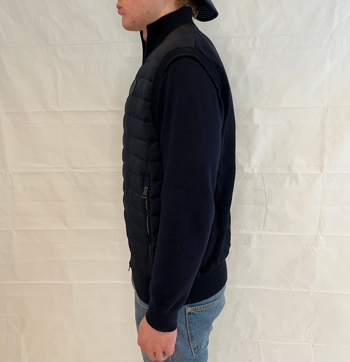 Moncler Tricot Vest Men's Blue