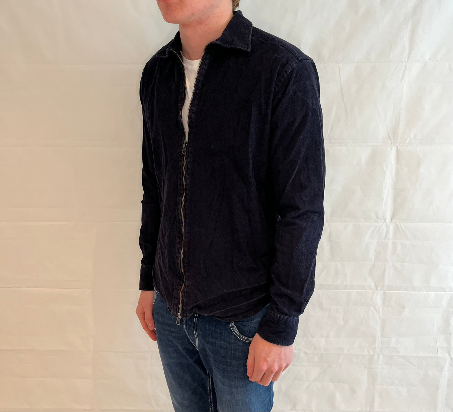 John Henric Overshirt Blue Men's