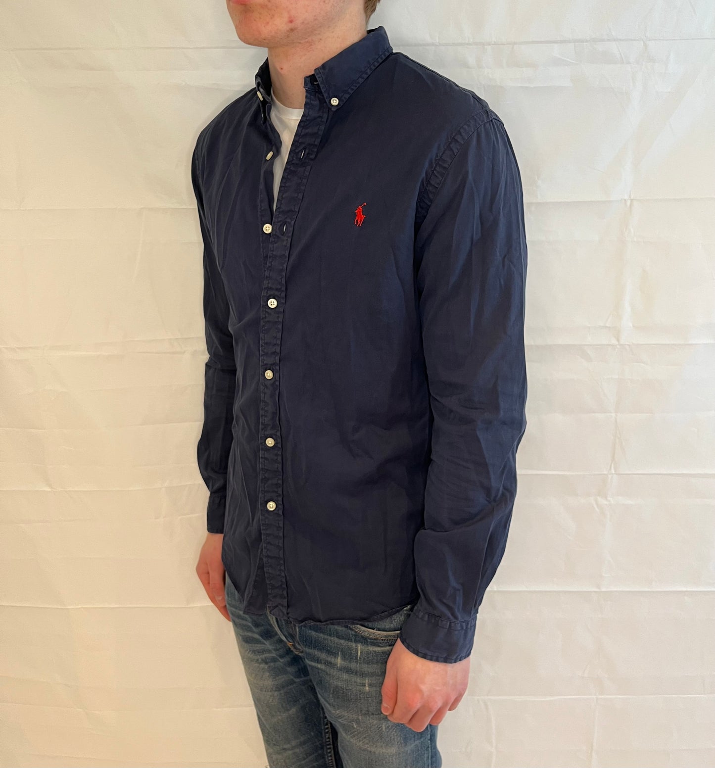 Polo Ralph Lauren Slim Fit Featherweight Twill Shirt Blue Men's