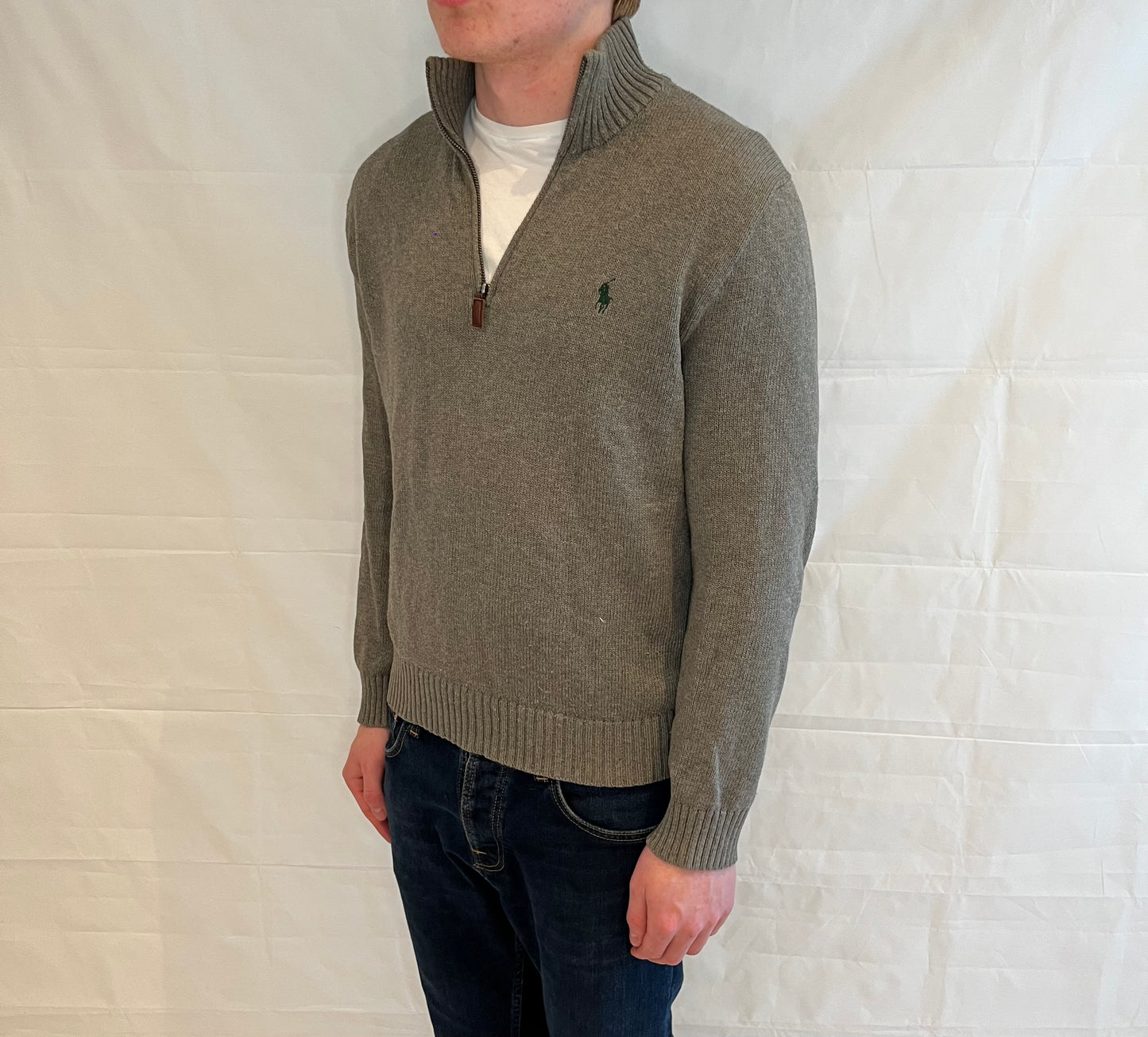 Polo Ralph Lauren Half Zip Grey Men's