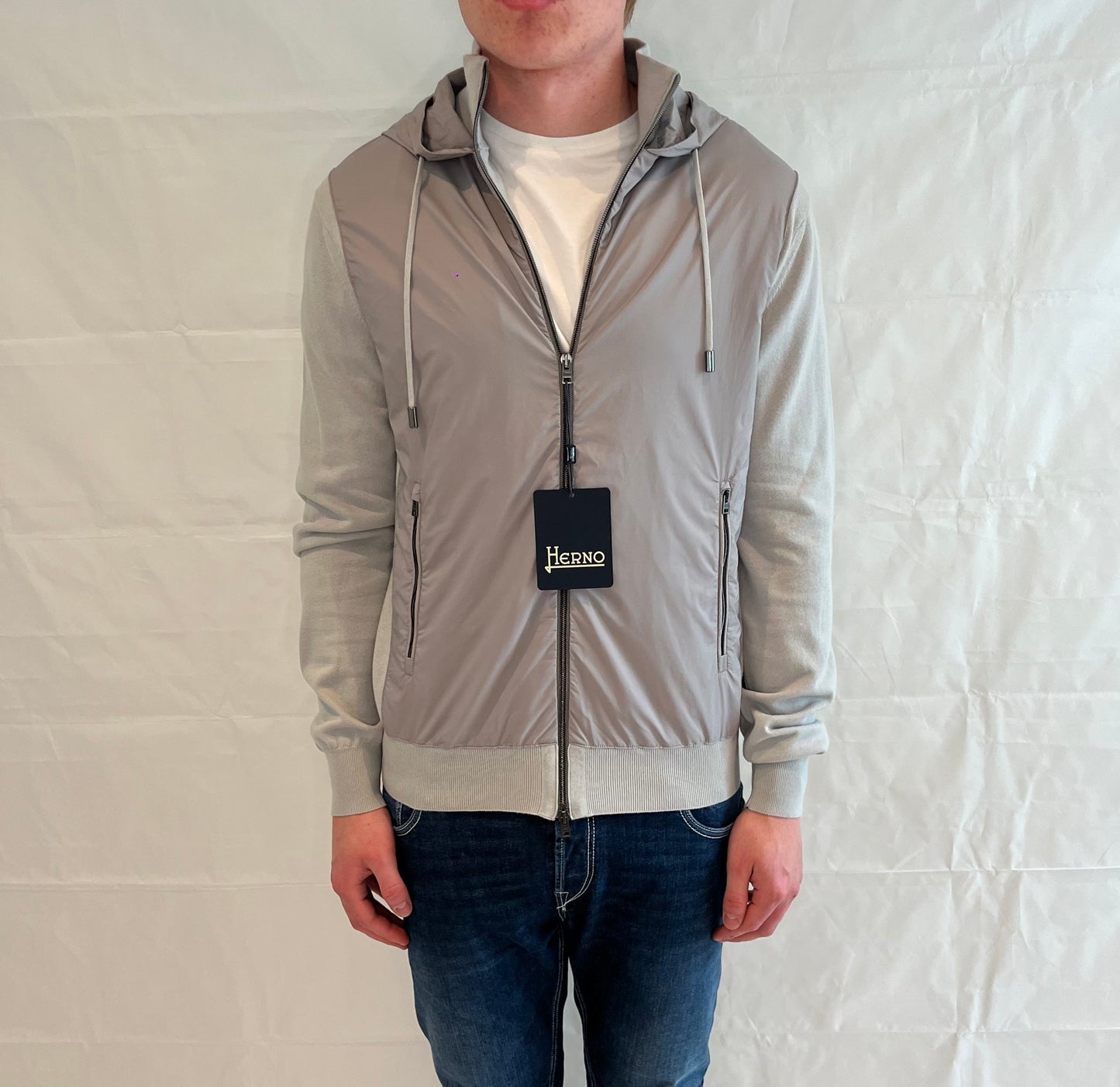 Herno Cardigan Grey Men's