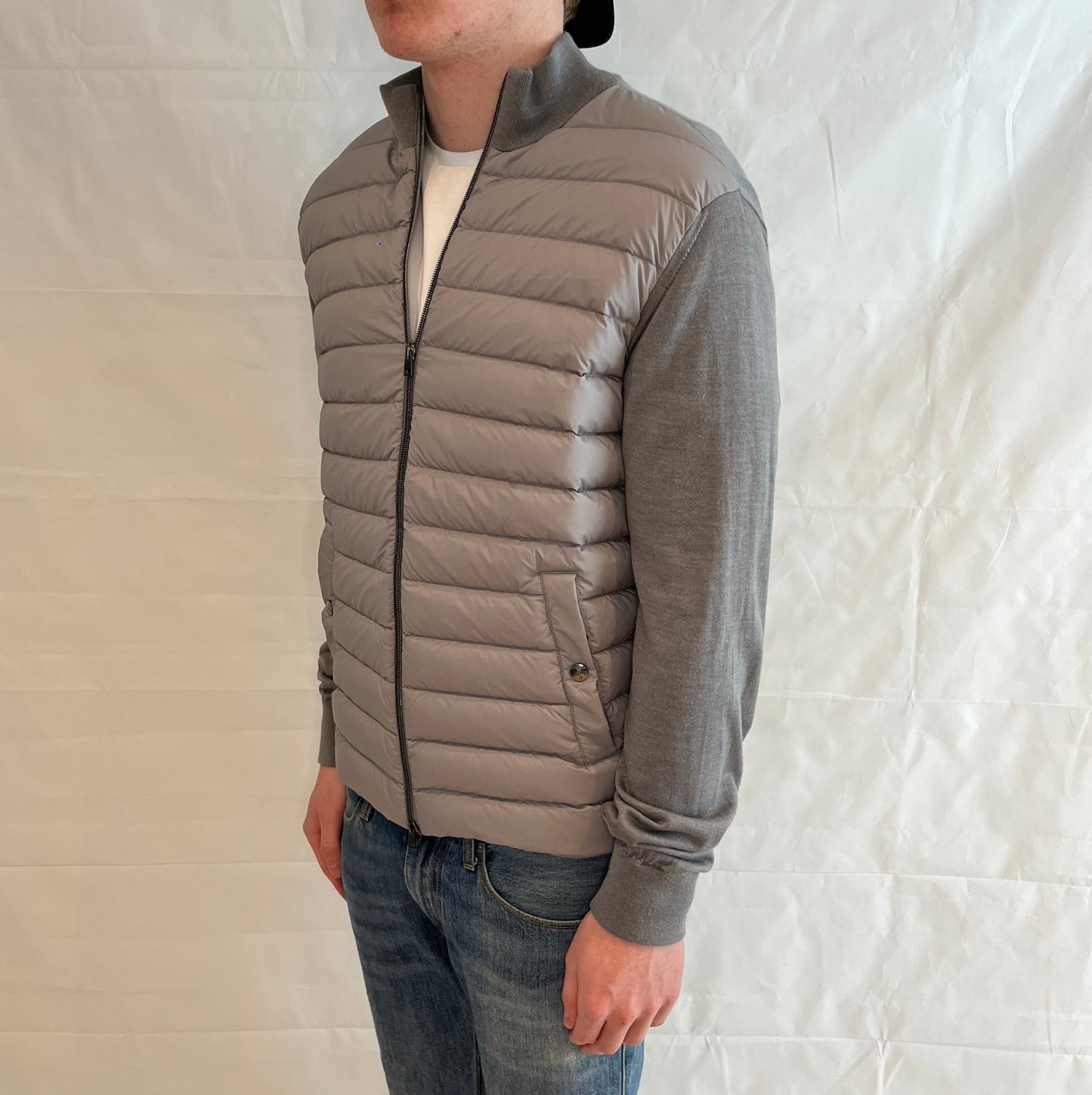 Herno Cardigan Grey Men's