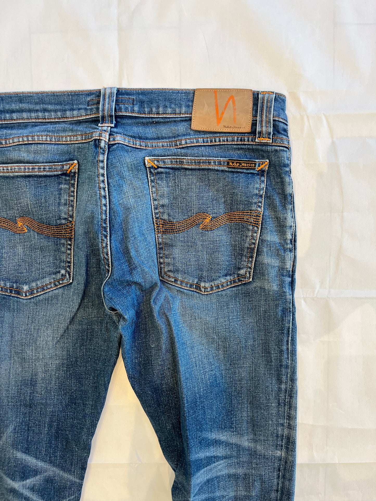 Nudie Tight Long John Jeans Blue Men's