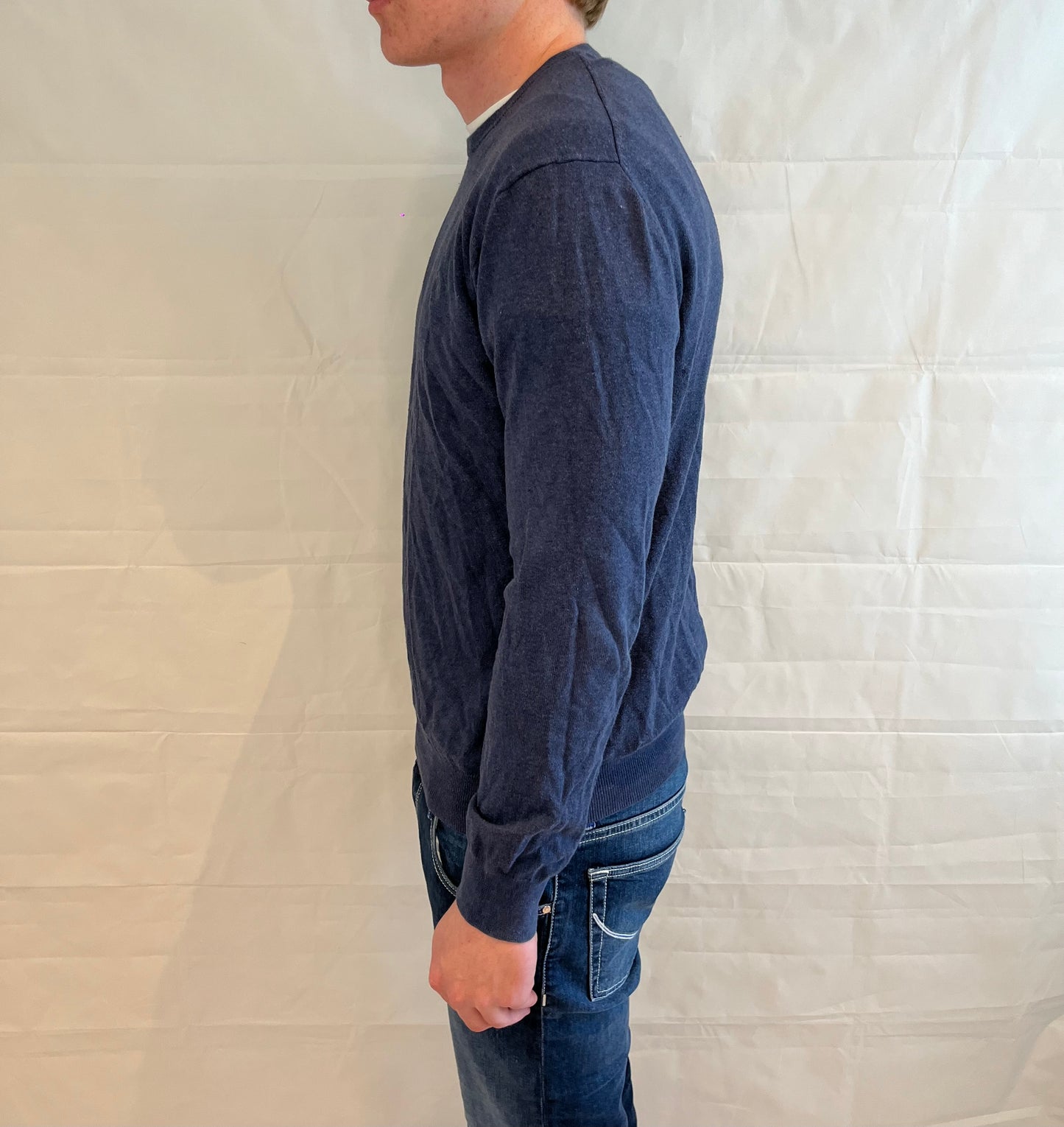 Polo Ralph Lauren Slim Fit Prima Cotton Sweater Blue Men's